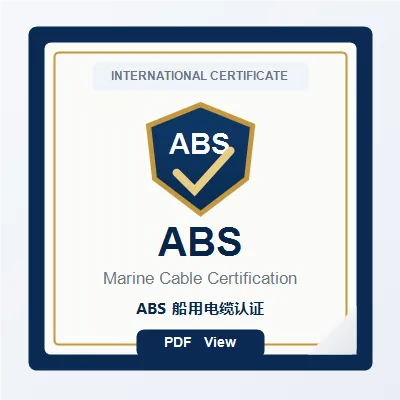 ABS marine cable certification