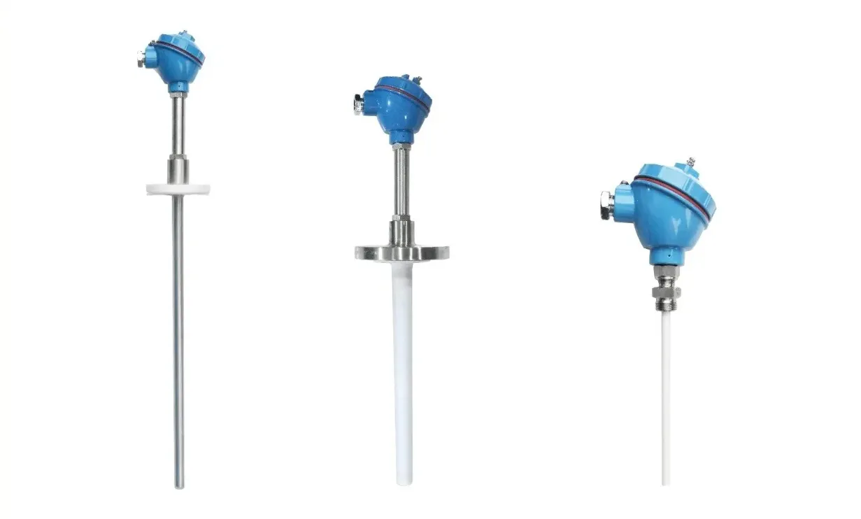 Anti-corrosion thermal resistance with flanged and threaded probe configurations.