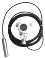 TK-YB static pressure liquid level transmitter with cable probe and display head.