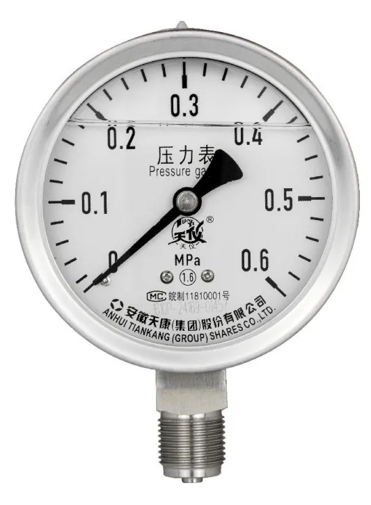 YBN Series Seismic-resistant Stainless Steel Pressure Gauge product image 1