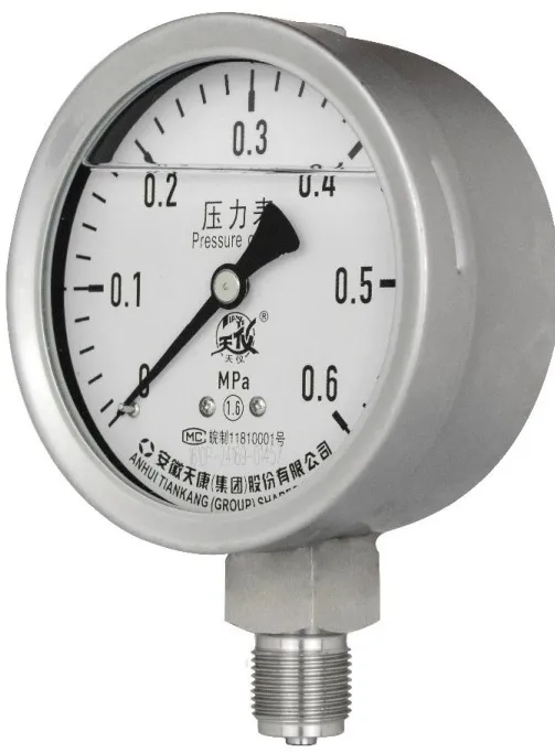 YBN Series Seismic-resistant Stainless Steel Pressure Gauge product image 2
